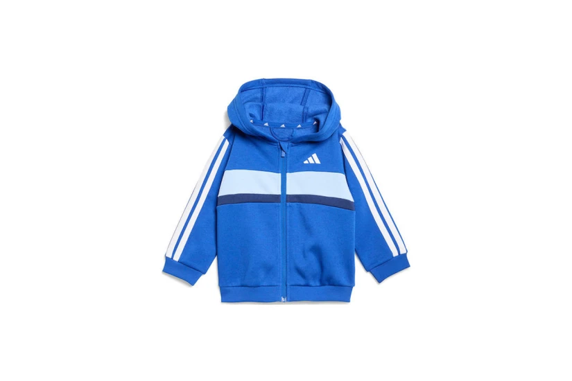 Adidas Performance 3 Stripes Βρεφικό - Παιδικό Σετ Ζακέτα με Κουκούλα - Παντελόνι Φόρμας