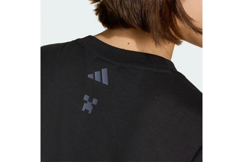 Adidas Performance Minecraft Training Παιδικό Κοντομάνικο T-Shirt Μαύρο