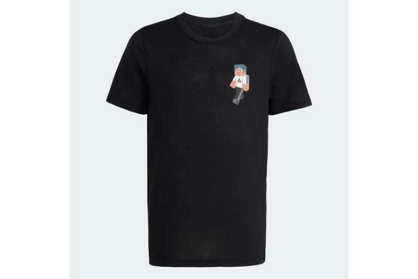 Adidas Performance Minecraft Training Παιδικό Κοντομάνικο T-Shirt Μαύρο