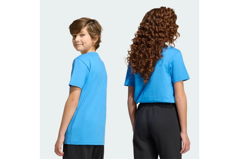 Adidas Performance Essentials Ανδρικό Κοντομάνικο T-Shirt Σιέλ, Λευκό