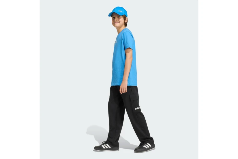 Adidas Performance Essentials Ανδρικό Κοντομάνικο T-Shirt Σιέλ, Λευκό