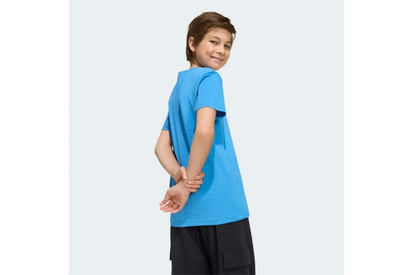 Adidas Performance Essentials Ανδρικό Κοντομάνικο T-Shirt Σιέλ, Λευκό