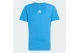 Adidas Performance Essentials Ανδρικό Κοντομάνικο T-Shirt Σιέλ, Λευκό