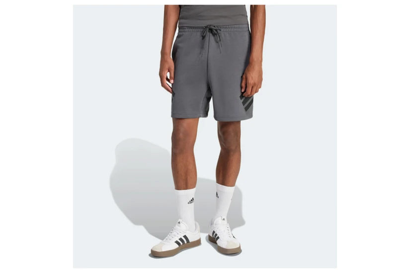 Adidas Performance Future Icons 3-Stripes Ανδρική Αθλητική Βερμούδα Γκρι Σκούρο, Μαύρη