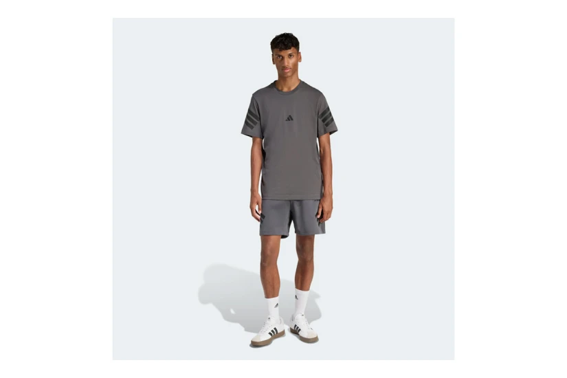 Adidas Performance Future Icons 3-Stripes Ανδρική Αθλητική Βερμούδα Γκρι Σκούρο, Μαύρη