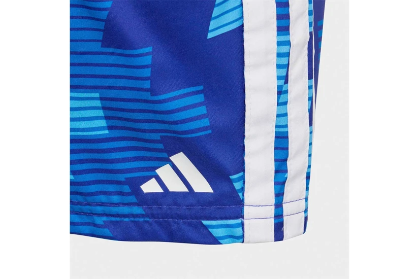 Adidas Performance Soccer-Inspired Graphic Παιδικό Μαγιό Σορτς Μπλε, Λευκό, Γαλάζιο