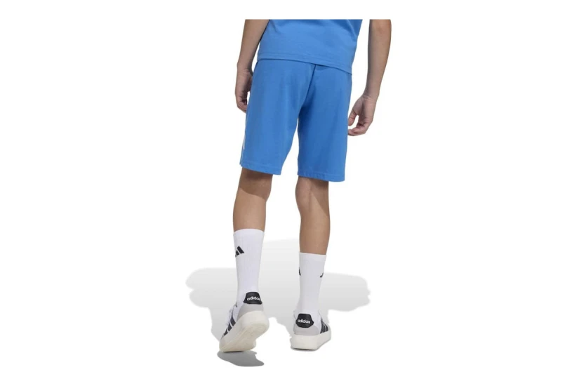 Adidas Performance Big Logo Knit Παιδική Αθλητική Βερμούδα Μπλε, Λευκή
