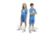 Adidas Performance Big Logo Knit Παιδική Αθλητική Βερμούδα Μπλε, Λευκή