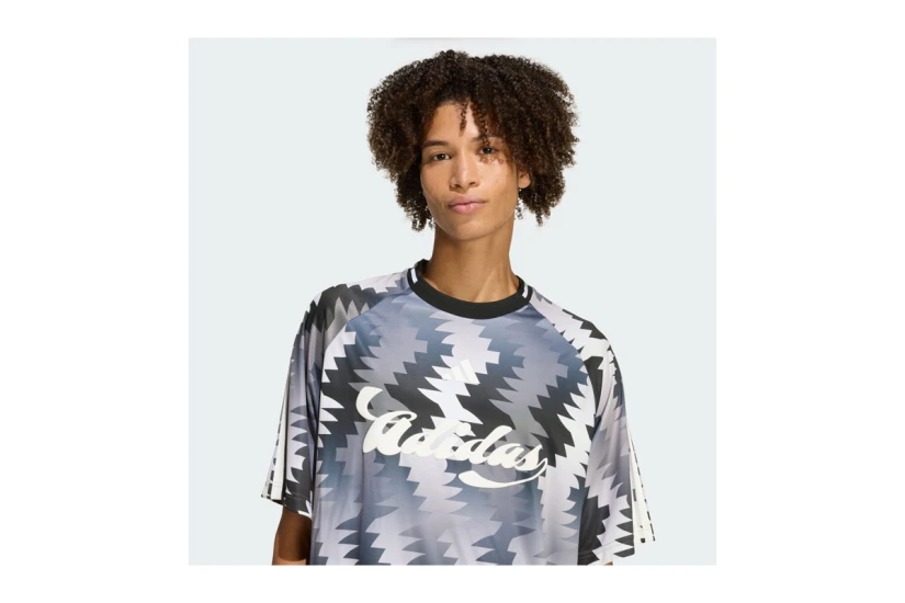 Adidas Performance House Of Tiro X Common Goal Jersey Ανδρικό Κοντομάνικο T-Shirt Γκρι Σκούρο, Μαύρο, Λευκό