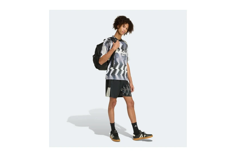 Adidas Performance House Of Tiro X Common Goal Jersey Ανδρικό Κοντομάνικο T-Shirt Γκρι Σκούρο, Μαύρο, Λευκό