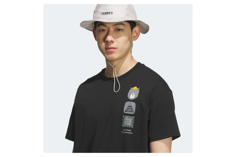 Adidas Performance Multi Graphic Ανδρικό Κοντομάνικο T-Shirt Μαύρο