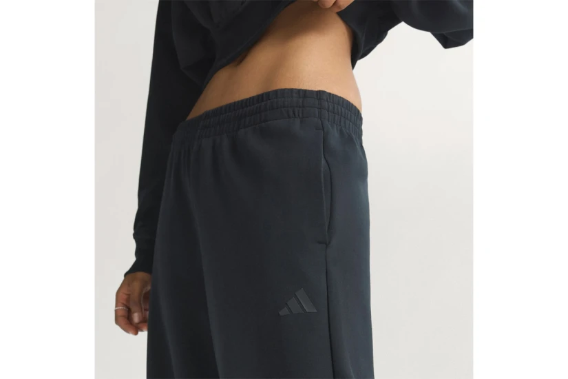 Adidas Performance Soft Lux Straight Leg Γυναικείο Παντελόνι Φόρμας Μαύρο