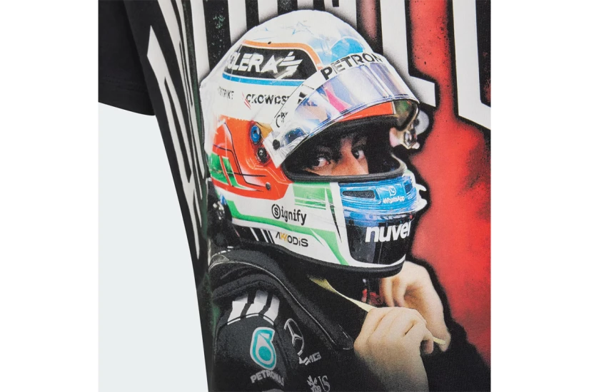 Adidas Performance Mercedes-AMG Petronas F1 Kimi Antonelli Graphic T-Shirt Μαύρο