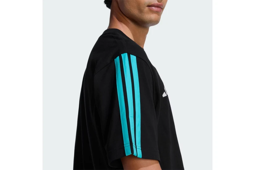 Adidas Performance Mercedes - AMG Petronas Formula 1 DNA Ανδρικό Κοντομάνικο T-Shirt Μαύρο, Τυρκουάζ, Λευκό
