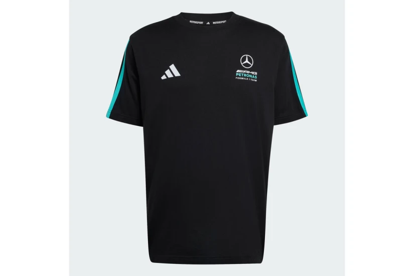 Adidas Performance Mercedes - AMG Petronas Formula 1 DNA Ανδρικό Κοντομάνικο T-Shirt Μαύρο, Τυρκουάζ, Λευκό