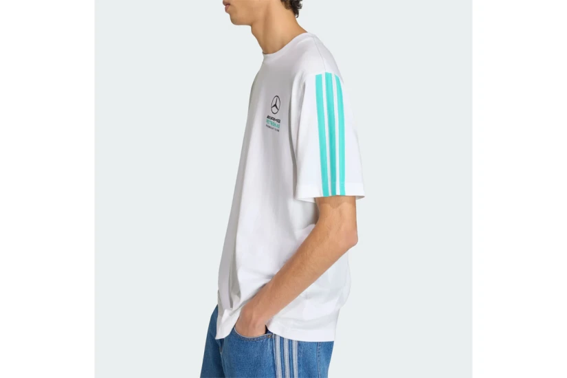 Adidas Performance Mercedes - AMG Petronas Formula 1 DNA Ανδρικό Κοντομάνικο T-Shirt Λευκό