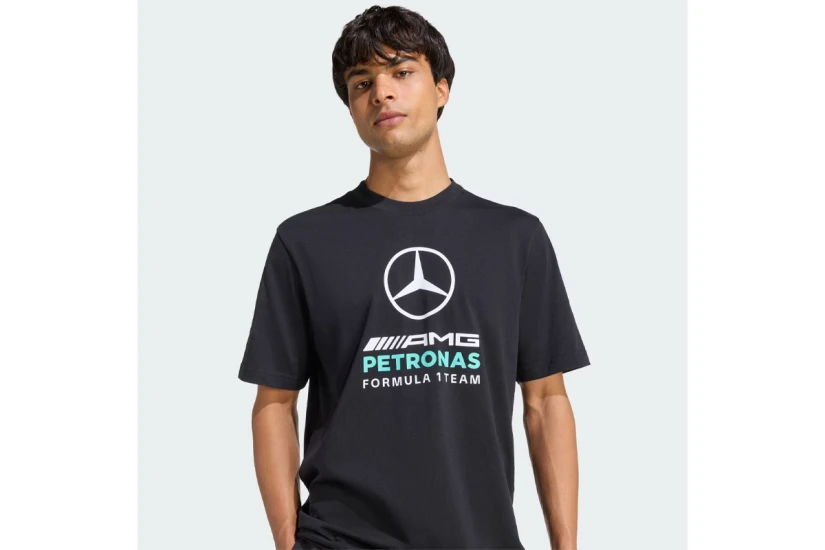 Adidas Performance Mercedes-AMG Petronas F1 DNA Graphic Ανδρικό Κοντομάνικο T-Shirt Μαύρο