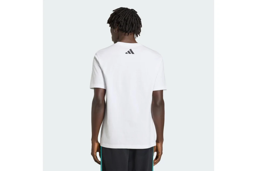 Adidas Performance Mercedes-AMG Petronas F1 DNA Graphic Ανδρικό Κοντομάνικο T-Shirt Λευκό
