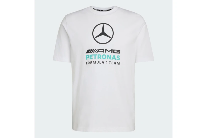 Adidas Performance Mercedes-AMG Petronas F1 DNA Graphic Ανδρικό Κοντομάνικο T-Shirt Λευκό