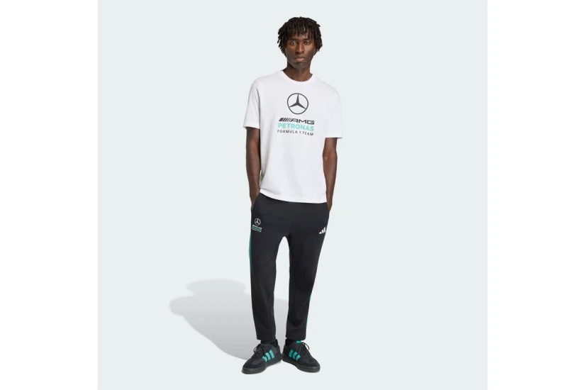 Adidas Performance Mercedes-AMG Petronas F1 DNA Graphic Ανδρικό Κοντομάνικο T-Shirt Λευκό