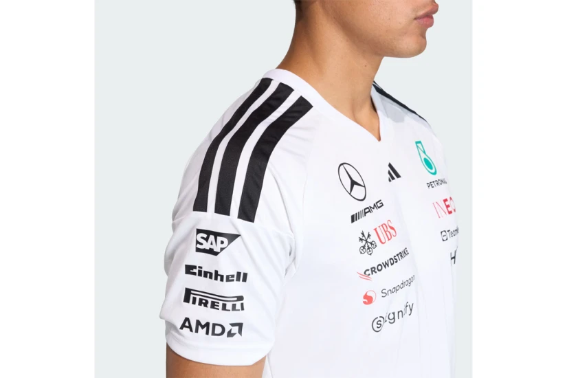 Adidas Performance Mercedes - AMG Petronas Formula 1 Driver Ανδρικό Κοντομάνικο T-Shirt Λευκό