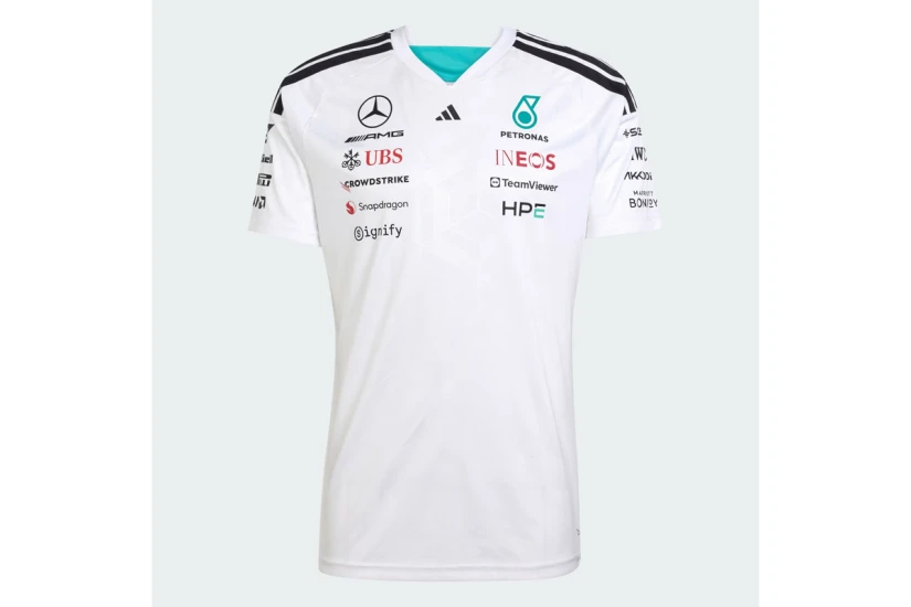 Adidas Performance Mercedes - AMG Petronas Formula 1 Driver Ανδρικό Κοντομάνικο T-Shirt Λευκό