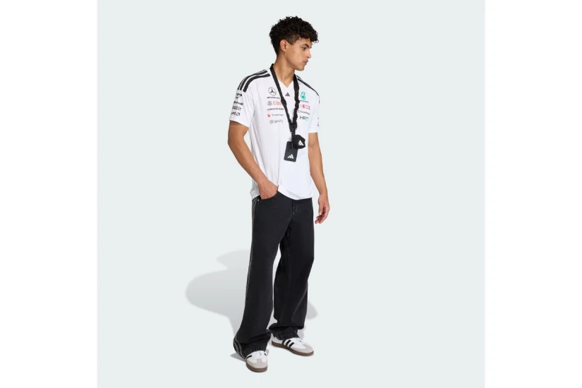 Adidas Performance Mercedes - AMG Petronas Formula 1 Driver Ανδρικό Κοντομάνικο T-Shirt Λευκό