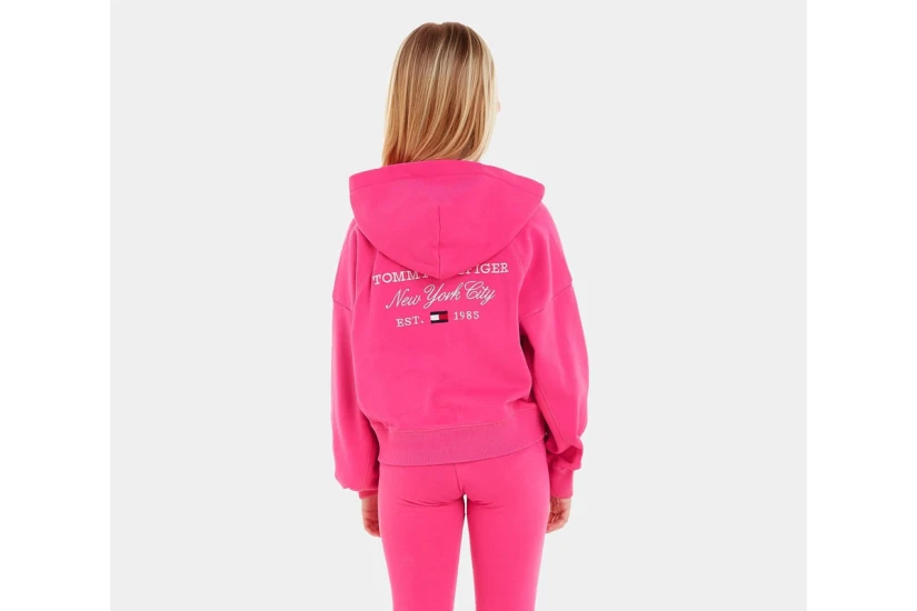 Tommy Jeans Script Zip Ζακέτα Βαμβακερή (KG0KG07591 TP1)