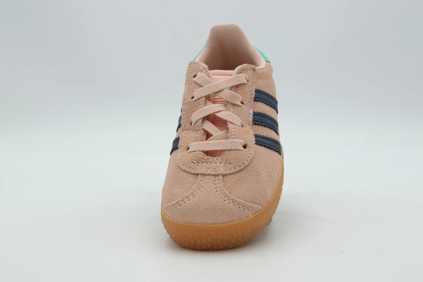 Adidas Originals Gazelle Comfort Closure Elastic Laces Βρεφικά Sneakers Ροζ, Μπλε Σκούρο, Πράσινα, Καφέ