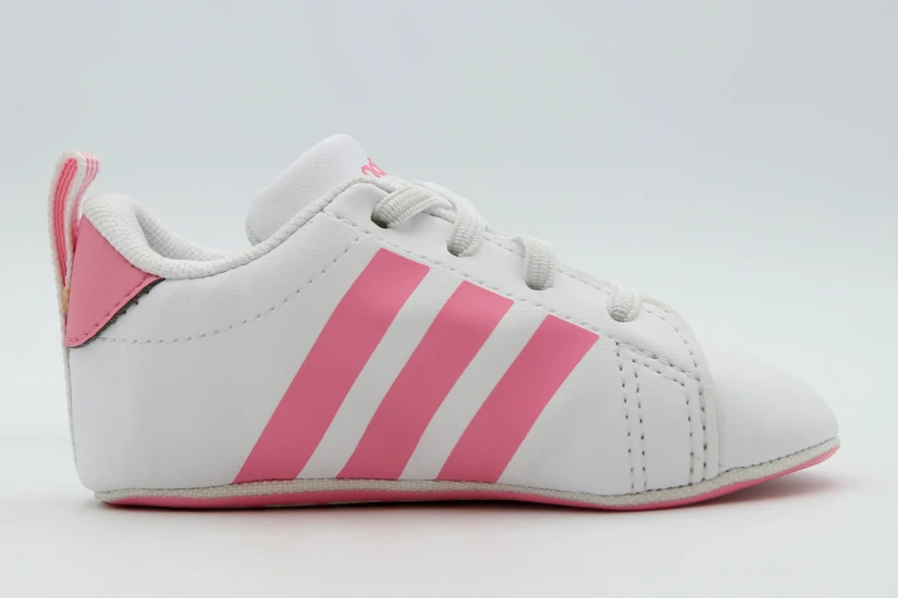 Adidas Performance Grand Court Crib Βρεφικά Sneakers Λευκά, Ροζ