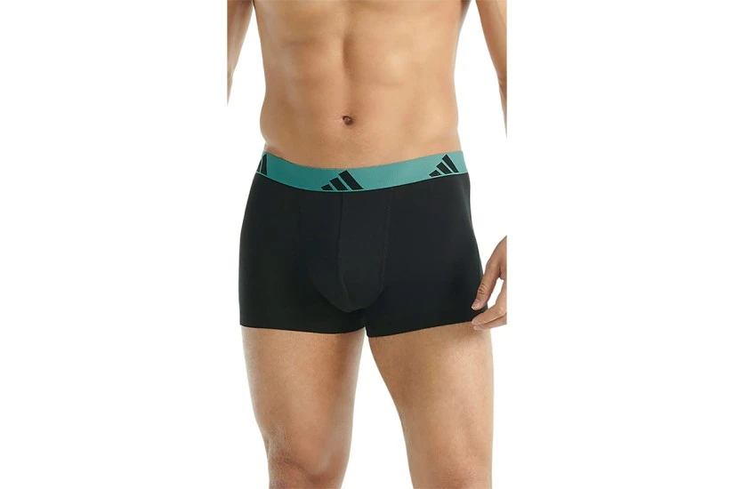 Adidas Performance Active Flex Cotton Ανδρικά Boxer Εσώρουχα Μαύρα 3 Τεμάχια