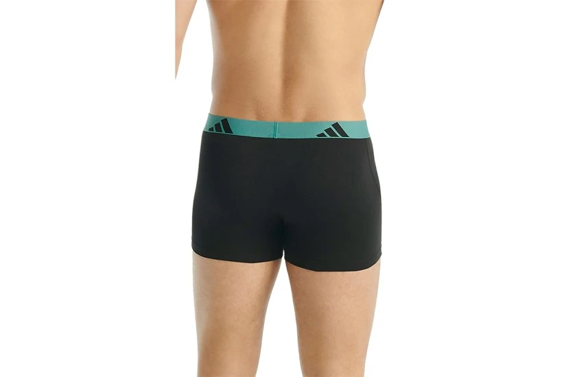 Adidas Performance Active Flex Cotton Ανδρικά Boxer Εσώρουχα Μαύρα 3 Τεμάχια