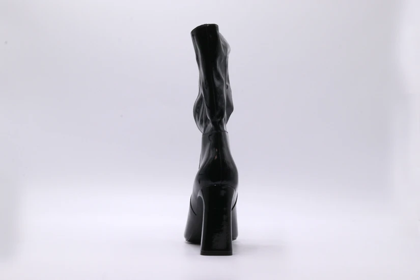Karl Lagerfeld Panache Fold Down Boots Γυναικεία Μποτάκια Μαύρα