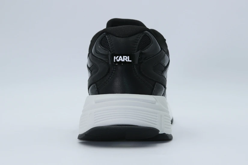 Karl Lagerfeld Orion Sidetrim Mix Ανδρικά Sneakers Μαύρα, Λευκά