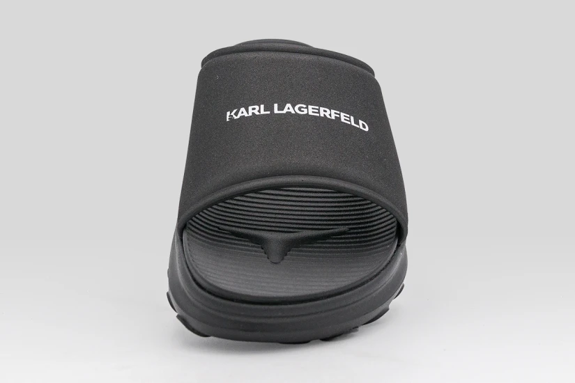 Karl Lagerfeld Skuba Logo Slide Ανδρικές Παντόφλες Μαύρες