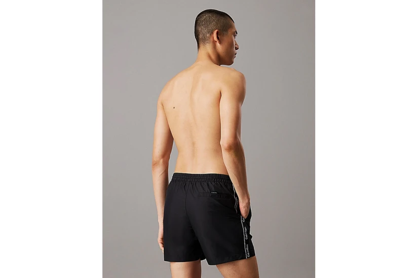 Calvin Klein Μεσαίου Μήκους Μαγιό Σορτς Μαύρο