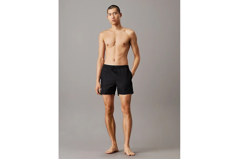Calvin Klein Μεσαίου Μήκους Μαγιό Σορτς Μαύρο