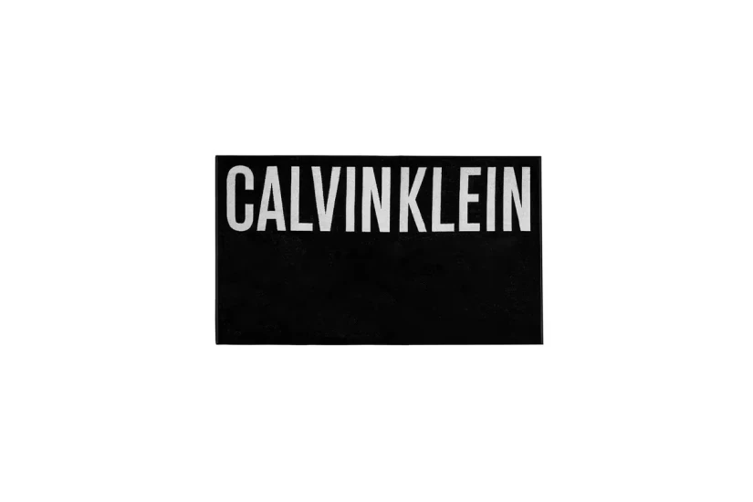 Calvin Klein Unisex Πετσέτα Θαλάσσης Μαύρη (KU0KU00117 BEH)