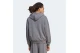 Adidas Performance Soft Lux Ανδρική Πολυεστερική Ζακέτα με Κουκούλα Γκρι Σκούρο