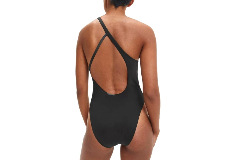 Calvin Klein One Shoulder One Piece Μαγιό Ολόσωμο Γυναικείο (KW0KW01646 BEH)