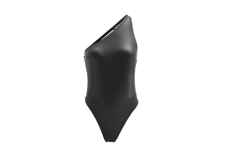 Calvin Klein One Shoulder One Piece Μαγιό Ολόσωμο Γυναικείο (KW0KW01646 BEH)