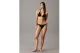 Calvin Klein Monogram Triangle Γυναικείο Μαγιό Bikini Top Μαύρο
