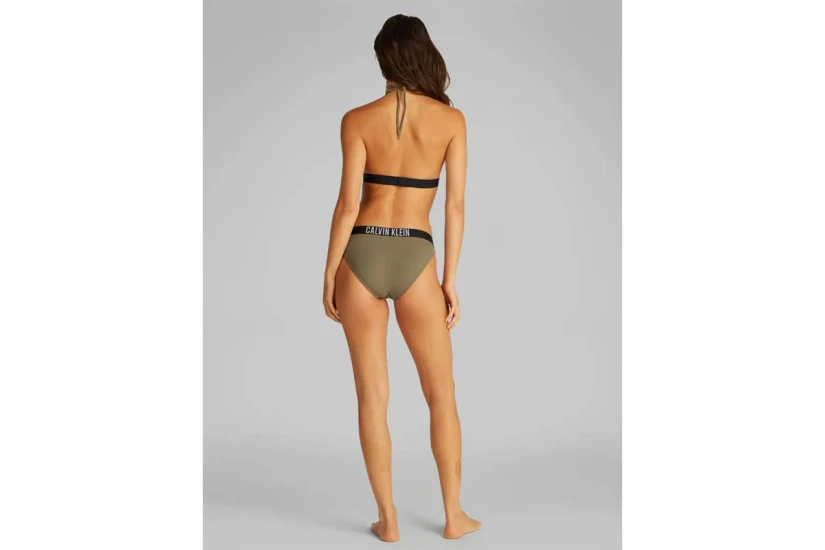 Calvin Klein Intense Power Triangle Γυναικείο Μαγιό Bikini Top Χακί