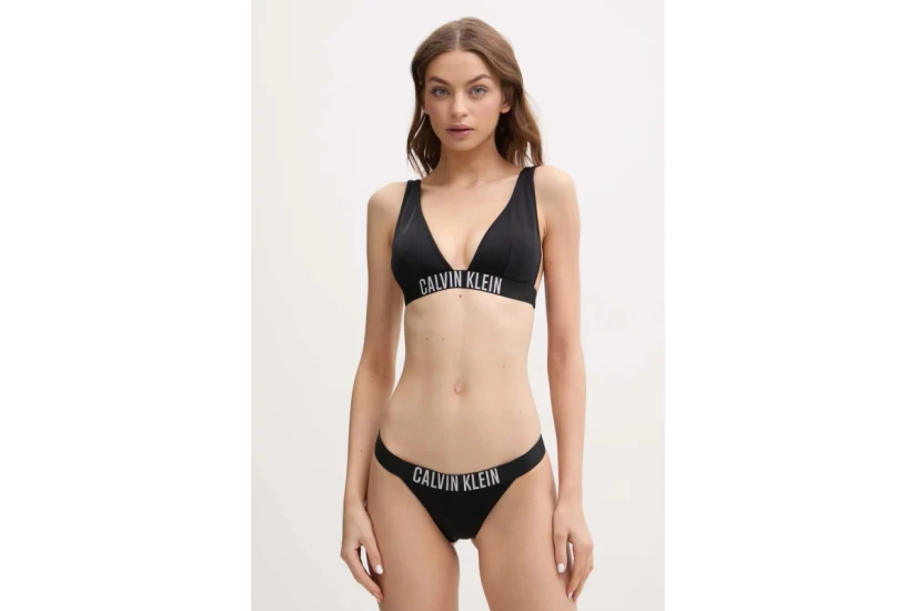 Calvin Klein Intense Power Γυναικείο Brazilian Μαγιό Bikini Bottom Μαύρο
