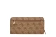 Guess Brenton 4G Logo Maxi Γυναικείο Πορτοφόλι Μπεζ, Καφέ