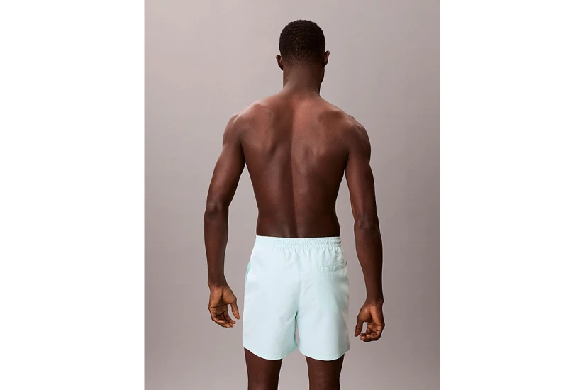 Calvin Klein Monogram Medium Drawstring Ανδρικό Μαγιό Σορτς Άκουα