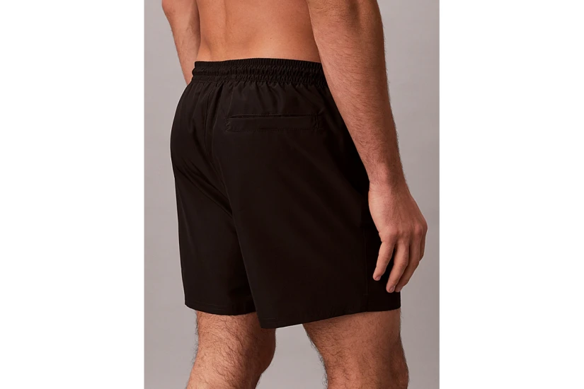 Calvin Klein Monogram Medium Drawstring Ανδρικό Μαγιό Σορτς Μαύρο