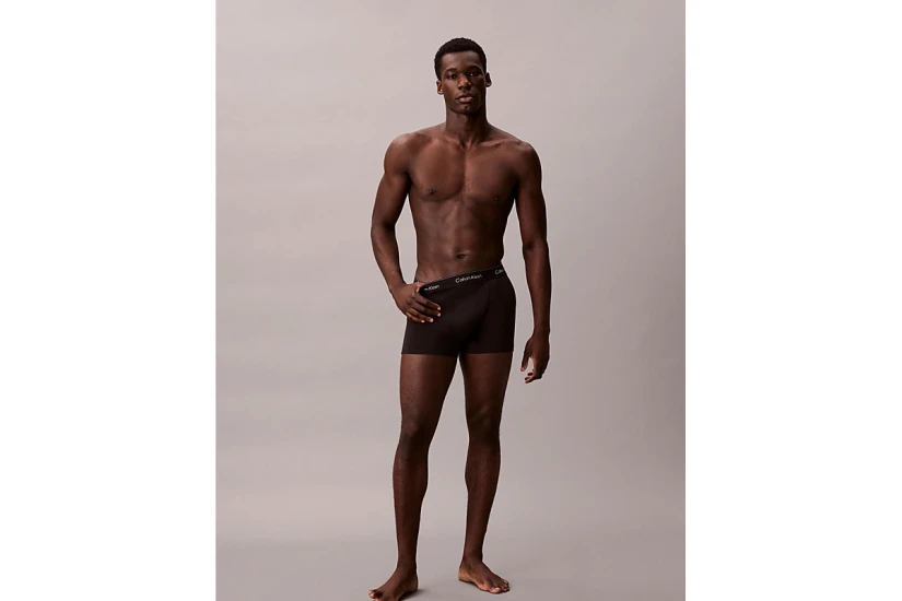Calvin Klein Relaxed Dart Ανδρικά Εσώρουχα Μπόξερ Μαύρα 3 Τεμάχια