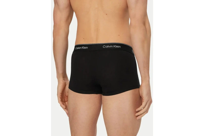 Calvin Klein Icon Cotton Stretch Relaxed Ανδρικά Εσώρουχα Μπόξερ Μαύρα 3 Τεμάχια