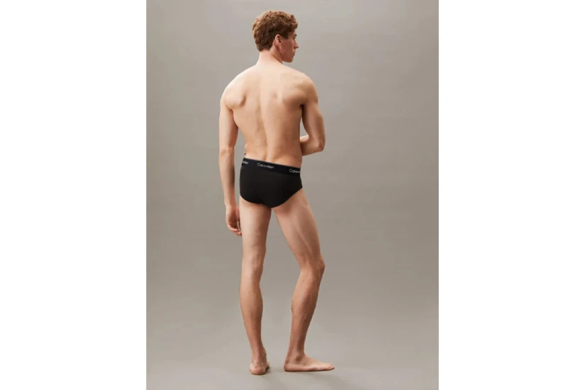 Calvin Klein Icon Cotton Stretch Ανδρικά Εσώρουχα Σλιπ 3-Τεμάχια